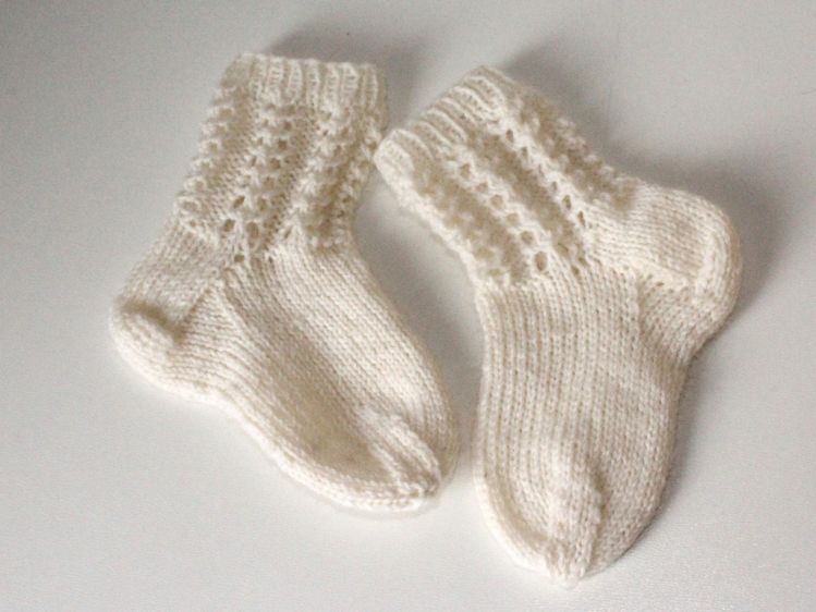 Strickanleitung Babysocken Babysockchen Sohlenlange 11 Cm Mypatterns De